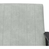  Fotelja Svijetlo siva 59 x 75 x 78 cm Baršun | shoptok.hr
