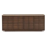 Kave Home Rjava komoda v orehovem dekorju 200x80x45 cm Onix – Cene