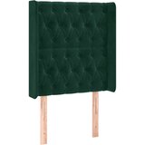  LED uzglavlje tamnozeleno 83x16x118/128 cm baršunasto | shoptok.hr