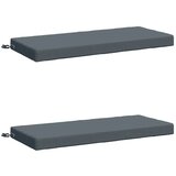 Jastučići za klupe - 2 dijela SOEST 2 kom. 100% poliester Plava - Plava 110 x 50 x 8 cm Melange Slike