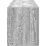  Kupaonski zidni ormarić sivi Sonoma 100x25x30 cm izrađeno drvo | Eponuda.com