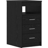vidaXL Stol s ladicama Crni hrast 140 x 50 x 76 cm Konstruirano drvo | shoptok.hr