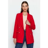 Trendyol Blazer - Red - Oversize Cene