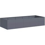 Maison Chic Cvetlični Lonec - Cvetlično korito antracit 200x80x40 cm Jeklo, (21789537) | Shoptok.si