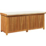  Vanjska kutija za jastuke 150x50x60,5 cm masivno drvo bagrema | shoptok.hr