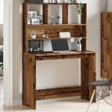  Radni stol s policama boja drva 102x45x148 cm konstruirano drvo | shoptok.hr