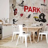  Foto tapeta - [Banksy] Graffiti Collage 250x175 Vodootporna | shoptok.hr