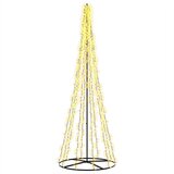  LED božićno drvce 540 LED lampica Topla bijela Čelik | shoptok.hr