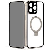 INF Privacy Magnetic Case s stojalom za iPhone Champagne iPhone 15 Plus, (21521736) Cene