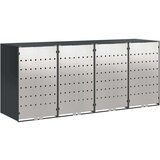  Skladištenje kanti za 3 kante Antracit 340 x 77.5 x 115.5 cm | shoptok.hr