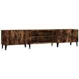 Maison Chic TV omarica - TV stojalo - Televizijska omarica dimljeni hrast 180x31,5x40 cm inženirski les, (21699577) Cene
