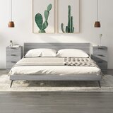  Noćni ormarići 2 kom boja dimljenog smeđi 40x36x65 cm | shoptok.hr
