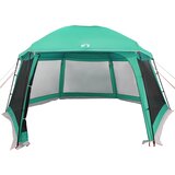  Šator za bazen s uklonjivim letvicama i mrežastim stjenkama Zelena 512 x 458 cm | Shoptok.si