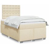  Krevet box spring s madracem krem 120 x 190 cm od tkanine | shoptok.hr