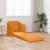 SOFA Tlačni kavč 2-v-1 Temno rumena 65x80x83 cm Tkanina, (22094423) | Shoptok.si