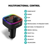 Connect IT CCC-9090-BK - led rgb fm predajnik za automobil sa handsfree funkcijom, crna | Eponuda.com