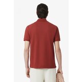 Lacoste Majice & Polo majice L1212 SHORT SLEEVED RIBBED COLLAR S Rdeča | Shoptok.si
