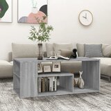 Furnova Klubska mizica siva sonoma 100x50x40 cm inženirski les, (21915507) Cene