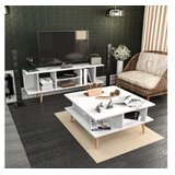 Woody Fashion Club sto Akya klub sto 89x44x89cm Bijeli | Eponuda.ba