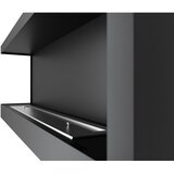  InFire - Ugaoni bio kamin 45x120 cm, 3 kW, crni | Eponuda.com