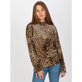 RUE PARIS Blouse-RP-BZ-8187-3.10-black-beige | Shoptok.si