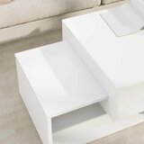 Kava Stol Bijelo 105 x 50 x 32,5 cm Konstruirano drvo | shoptok.hr