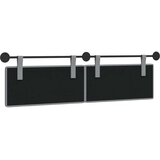  Držeće uzglavlje Zidne tkanina - Svjetlosiva 160 cm bez LED | shoptok.hr