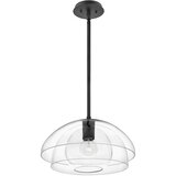 Quintiesse Hinkley Lotus Stropna svetilka s kupolo, črna, (22098615) | Shoptok.si