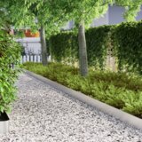vidaXL Ograda za vrt i travnjak 4 pcs Srebrno 450 x 15 cm | shoptok.hr