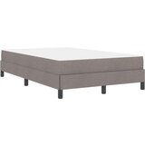  Postelja z vzmetnico z vzmetnico Taupe 120 x 200 cm blago | Shoptok.si
