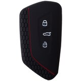 INF Silikonski pokrov za ključ, združljiv z VW Touareg, Tiguan, Golf 8 - Protizdrsna struktura Black, (5000152197) | Shoptok.si
