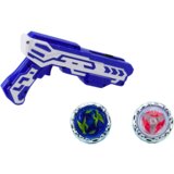Pištolj za igru + 2 metalna diska za lansiranje - plavi | shoptok.hr