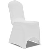 vidaXL Prevleka za stol raztegljiva bela 30 kosov | Shoptok.si