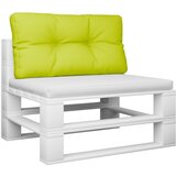  Jastuk za palete jarkozeleni 80 x 40 x 12 cm od tkanine | shoptok.hr