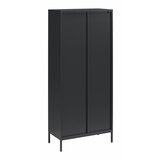 Støraa Črna kovinska vitrina 80x186x40 cm Luna – | Shoptok.si