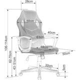  Gaming stolica DAKAR - plava | shoptok.hr