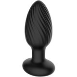Funny Me 360 - na baterije, vodootporan, radio analni vibrator (crni) | shoptok.hr