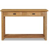 vidaXL Konzolni Stol od Masivne Tikovine 120x30x80 cm | shoptok.hr