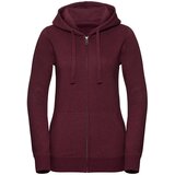 RUSSELL Women's Authentic Melange Zipped Hooded Sweat | ePonuda.com