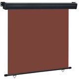 vidaXL Balkonska stranska tenda 170x250 cm rjava | Shoptok.si