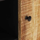  Komoda s 2 vrata 90 x 33 x 75 cm od masivnog drva manga | Eponuda.com
