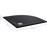 Kad za tuš SMC črna 90x90 cm, (20683841) | Shoptok.si
