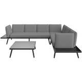 Bessagi Garden lounge garnitura joanne, svetlo / temno siva, 3-Delno | Shoptok.si
