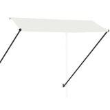  Zložljiva tenda z LED lučmi 300x150 cm krem, (20610488) | Shoptok.si