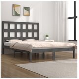  Okvir Za krevet od masivne borovine sivi 200 x 200 cm | shoptok.hr