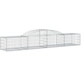  Obokane gabion košare 6 kosa 300x50x40/60 cm pocinkano železo | Shoptok.si