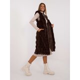 Wool Fashion Italia Vest-AT-KZ-2368-1.07-dark brown | Shoptok.si