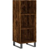 Maison Chic Komoda - Predalnik dimljeni hrast 34,5x32,5x90 cm inženirski les, (21718227) Cene