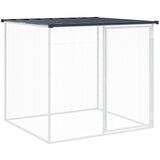  Kavez za kokoši s krovom antracit 403x98x90 cm pocinčani čelik | shoptok.hr