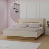 Hom`in POSTELJA x , leseni material peščene barve | Shoptok.si